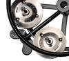 MEINL Percussion Professional Series Hihat Tambourine Stainless Steel THH1BK []
