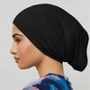 1pc Solid Color Ethnic Style Turban For Women Girls Elastic Ribbon Head Scarf Beanie Hat Fashion Hair Accessories