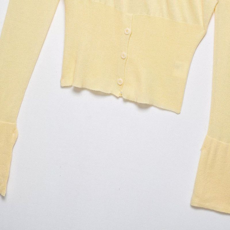 Kaslead New Women clothes Western Style Fashion Slimming Versatile Sloping Shoulder off-Neck Split Sweater