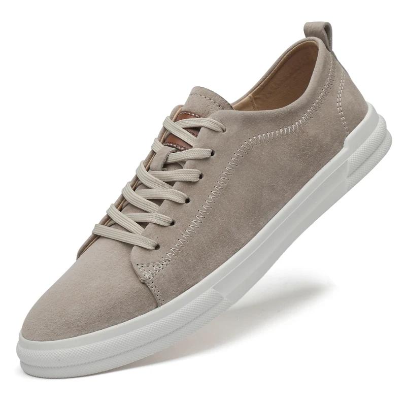 

Мужская обувь на плоской подошве или с увеличением высоты на 5 см, повседневная обувь-лифт, мужские модные кроссовки с лифтом, спортивная обувь из натуральной кожи, высокая 38 песчаный