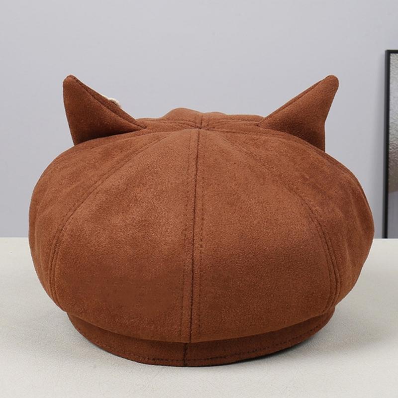 Lovely Bowknot Cats Ear Toddler Hat Durability Easy Wash Polyester Fabric Comfortable For Boys Girls 0 6 Years