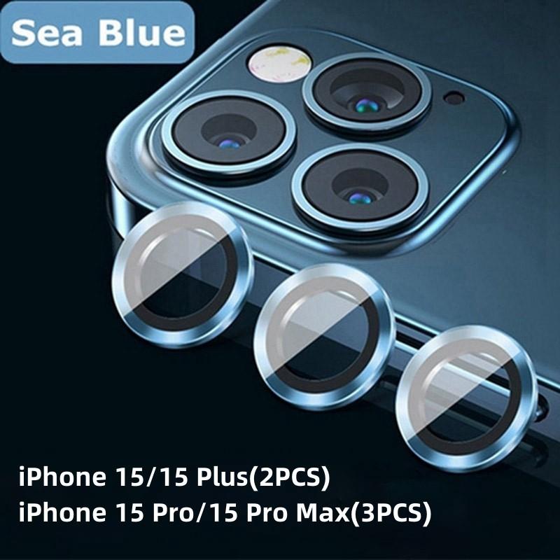 Metal Camera Lens Protector Glass For iPhone 15 13 14 Pro Max Camera Protector Film On iPhone 14 Plus 15 Pro 15 Pro Max Lens Cover
