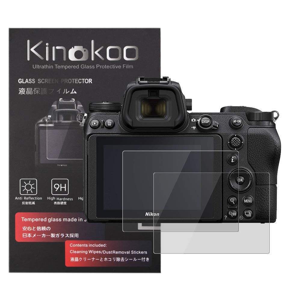

kinokoo Screen Protector for Nikon 9H High Tempered Set of Includes Marking Cloth ZF/Z7/Z6/Z6 II/Z6 III/Z5, Hardness, Transmittance,
