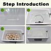 20W 36 Chicken Poultry Hatcher Temperature Control Eggs Automatic Digital Incubator