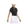 Adidas Ultimate365 Solid Short Sleeve Polo Shirt Women Polo Shirts Black IN2540