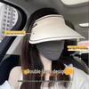 Women's Trendy UV Protection Visor Hat - Large Brim, Face Shield, Sun Hat