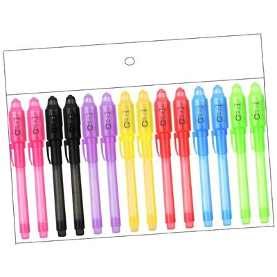 7/14 Stück Spionstift Zauberstift Unsichtbare Tinte Stift Geheimer Stift Partyzubehör zum Verstecken von Dokumenten Markieren