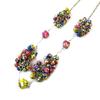 Les Trésors De Lily [N9574] - Multicolored 'New Life' Handmade Leather Long Necklace (handmade)