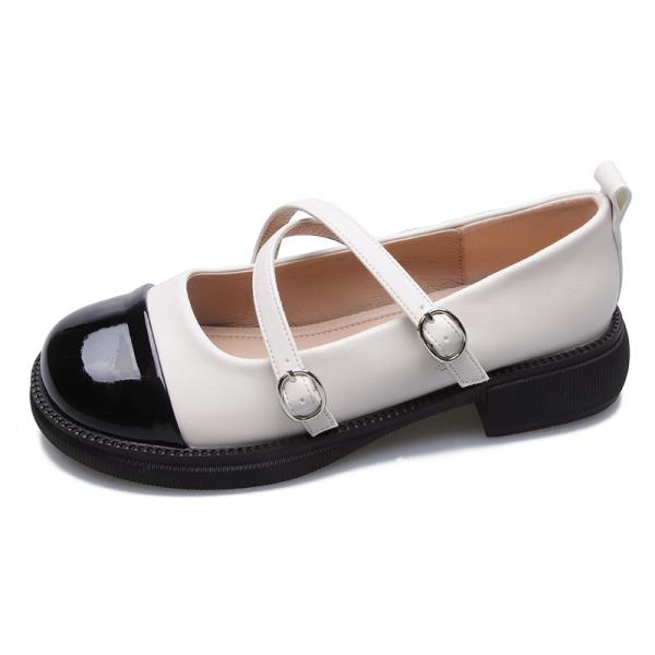 Fashion Shoes Clogs Platform Women's Heels Round Toe Female Footwear Casual Sneaker Mixed Colors Oxfords Creepers Nurse Retro On Heels D