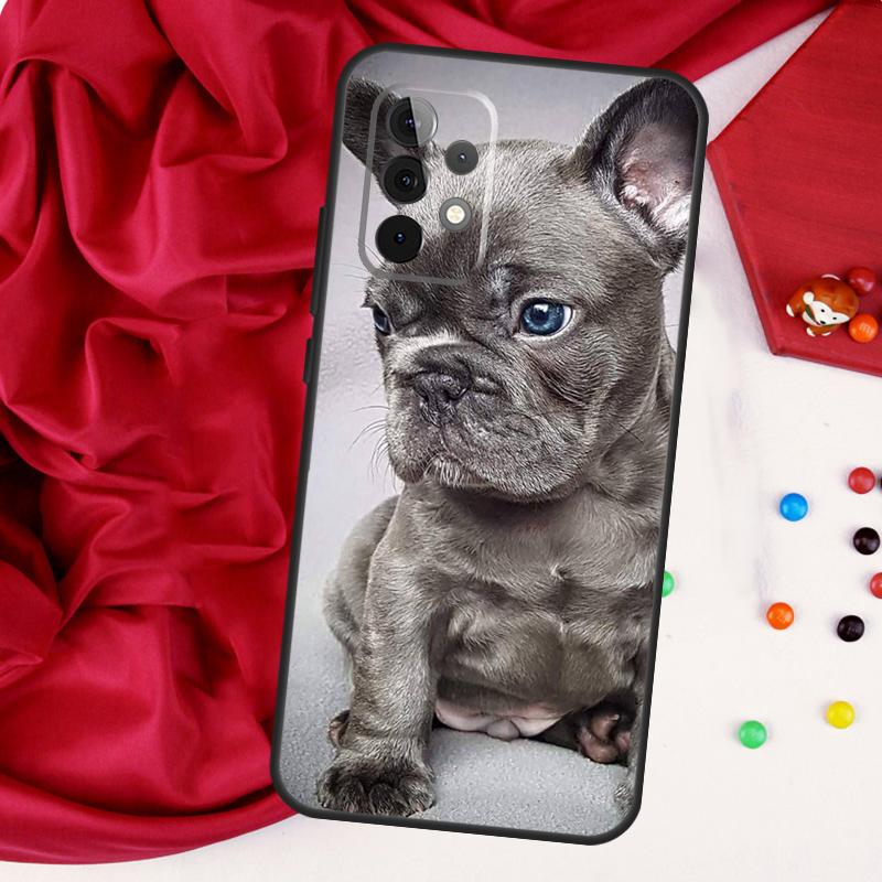 French Bulldog For Samsung Galaxy A26 A05 A06 A16 A54 A34 A14 A22 A32 A52 A55 A35 A15 A53 A13 A56 A36 Case