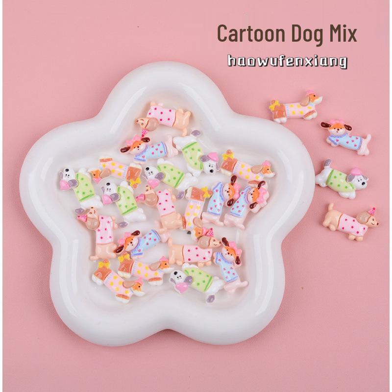 Mini Cartoon Luo Xiaohei Food Simulation DIY Resin Accessories for Phone Cases and Fridge Magnets