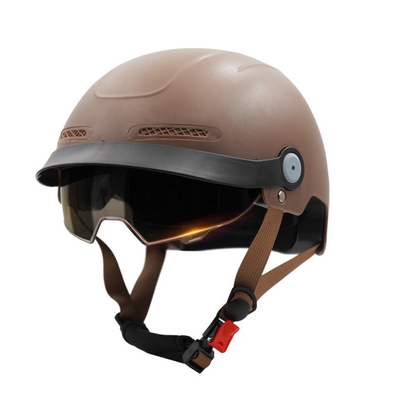 

MAHAER 3C сертифицированный универсальный летний мотоциклетный шлем с защитой от солнца One size, fits 55-62 head circumference