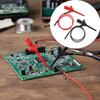 Gold Plating Multimeter Test Hook Black Red Test Probe Probe IC Hook Test Clip  SMD IC Testing
