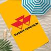 M-Massey Ferguson Towel Polyester Beach Towel Quick Dry Sand Free Bath Towel For Summer Pool Travel Vacation