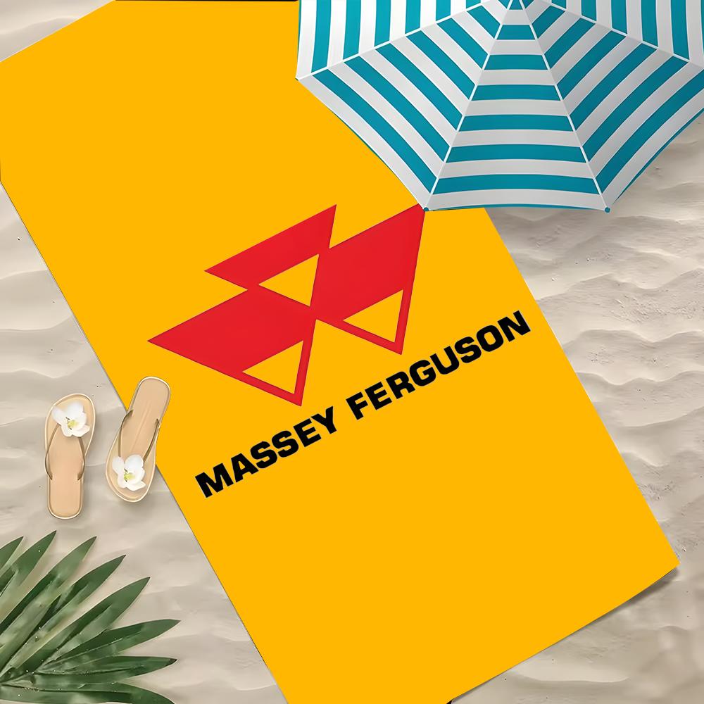 M-Massey Ferguson Towel Polyester Beach Towel Quick Dry Sand Free Bath Towel For Summer Pool Travel Vacation