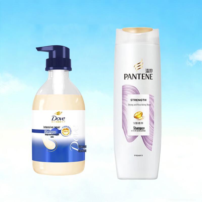 

Dove & Pantene Hydrating & Nourishing Shampoo Set