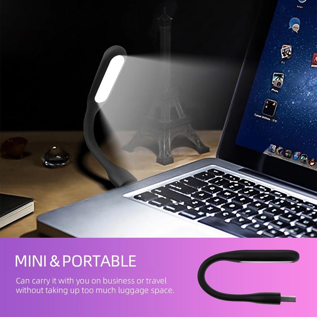 Lumină LED Mini USB Portabilă Lampă de Lectură pentru Laptop Notebook Tabletă Baterie Externă Camping Lumină de Noapte de Urgență