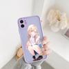 Beichuan Marlene Phone Case For IPhone 14 13 12 11 Mini Pro Max XS X Max XR 8 7 Plus SE 2022 Skin Color Phone Cover