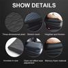 2025 Car Armrest Mat Wave Embroider PU Leather Center Console Arm Rest Protection Cushion Auto Armrests Storage Box Cover Pad