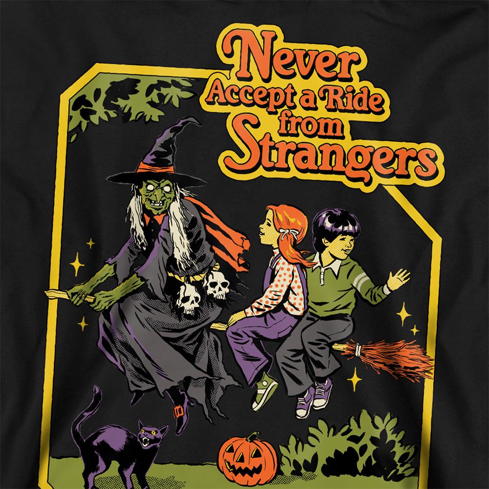 Steven Rhodes Unisex Adult Never Accept A Ride Sweatshirt