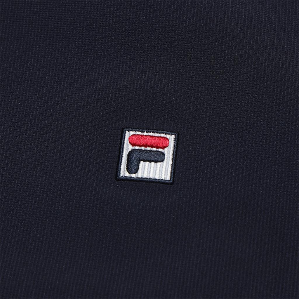 Fila Heritage Classic Simple Fashion Comfortable Versatile Knitted Jacket Men Jackets Legendary-Blue F11M548501FNV