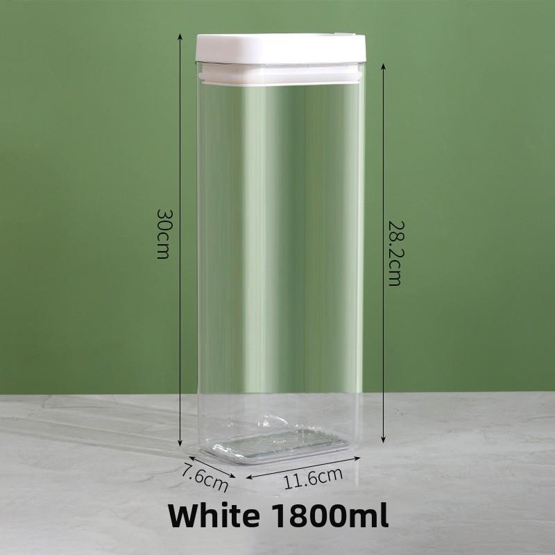 

Защищенные от насекомых пищевые герметичные зерновые и крупы кухонные сухие продукты влагонепроницаемые банки для хранения 1800ML-1PC