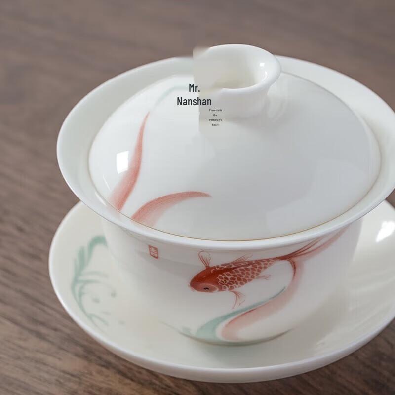 Nanshan Xiansheng Plain Lotus Ceramic Tea Set