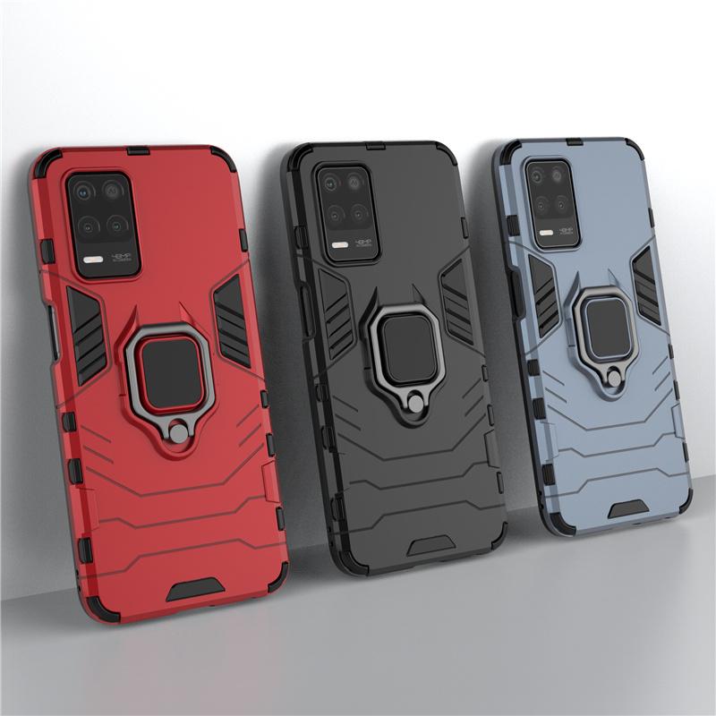 Holder Case For OPPO Realme Narzo 30 5G Cover For Realme Narzo 30 5G Coque PC Magnetic Holder Case For Realme Narzo 30 5G Fundas