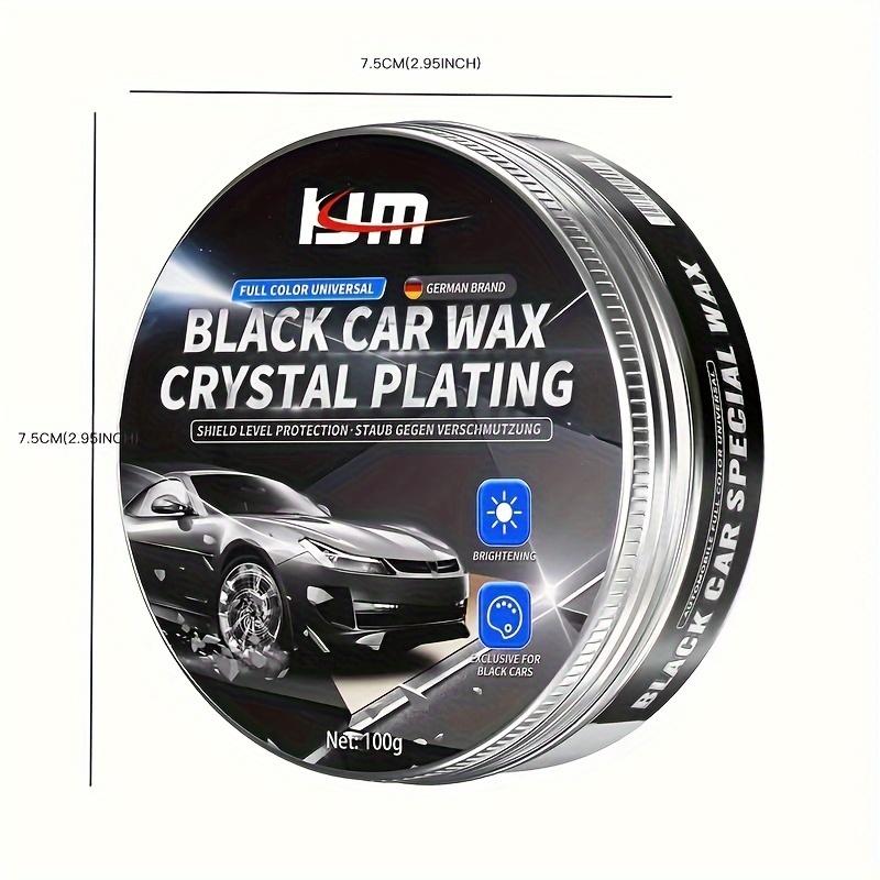 200g For Black Car Paint Care Waterproof Wax Renovation Polishing Protection Car Care Hydrophobic Coating (With Sponge)