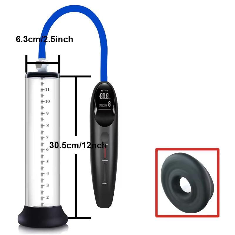 Electric Acrylic Penis Pump Vacuum Pump For Penis Male Penis Enlargement Pump  Penile Training Extender Cock Dick Pump For Men
