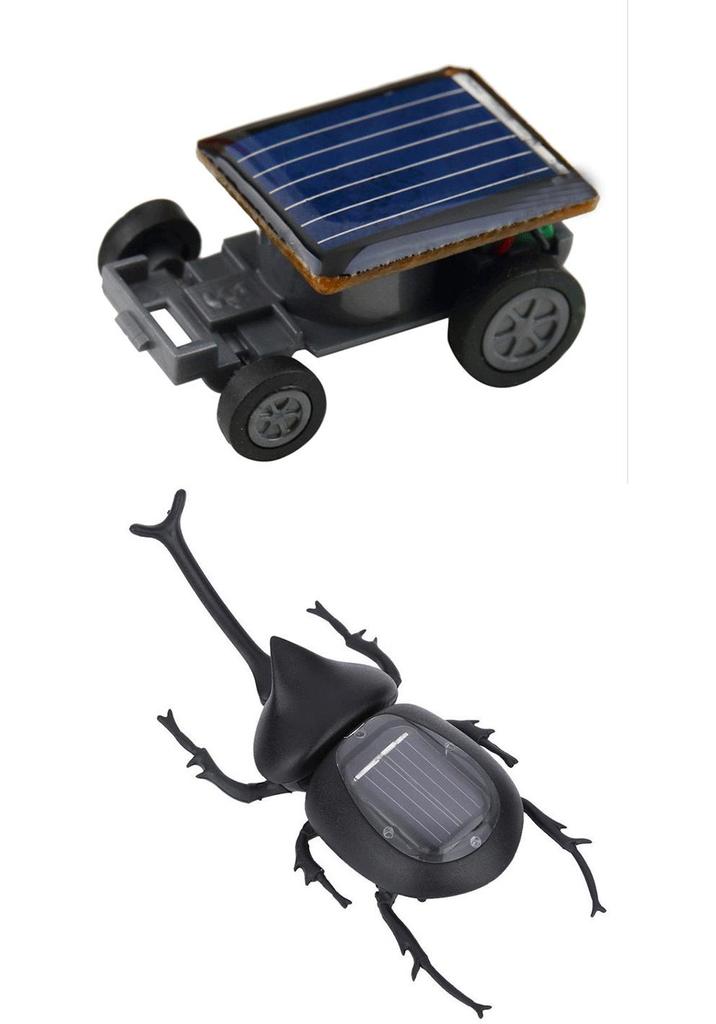Solar-Powered Insect Toys: Creative Science Experiment Models for Children's Educational Learning