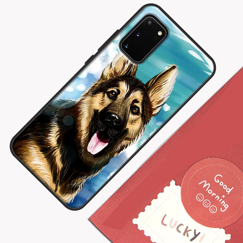 German Shepherd Dog Phone Case For Samsung Galaxy S26 S25 S24 S20 S21 S22 S23 Ultra S10 Plus S25 FE Cover Shell