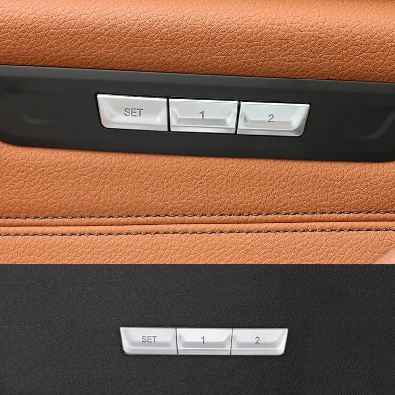 For BMW 5 Series 6GT G32 G30 2017- Chrome Car Steering Wheel Buttons Switch Decorate Cover Trim Car Interior