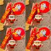 Creative New Year Keychain Silicone Lion Dance Adorable Cartoon Charm