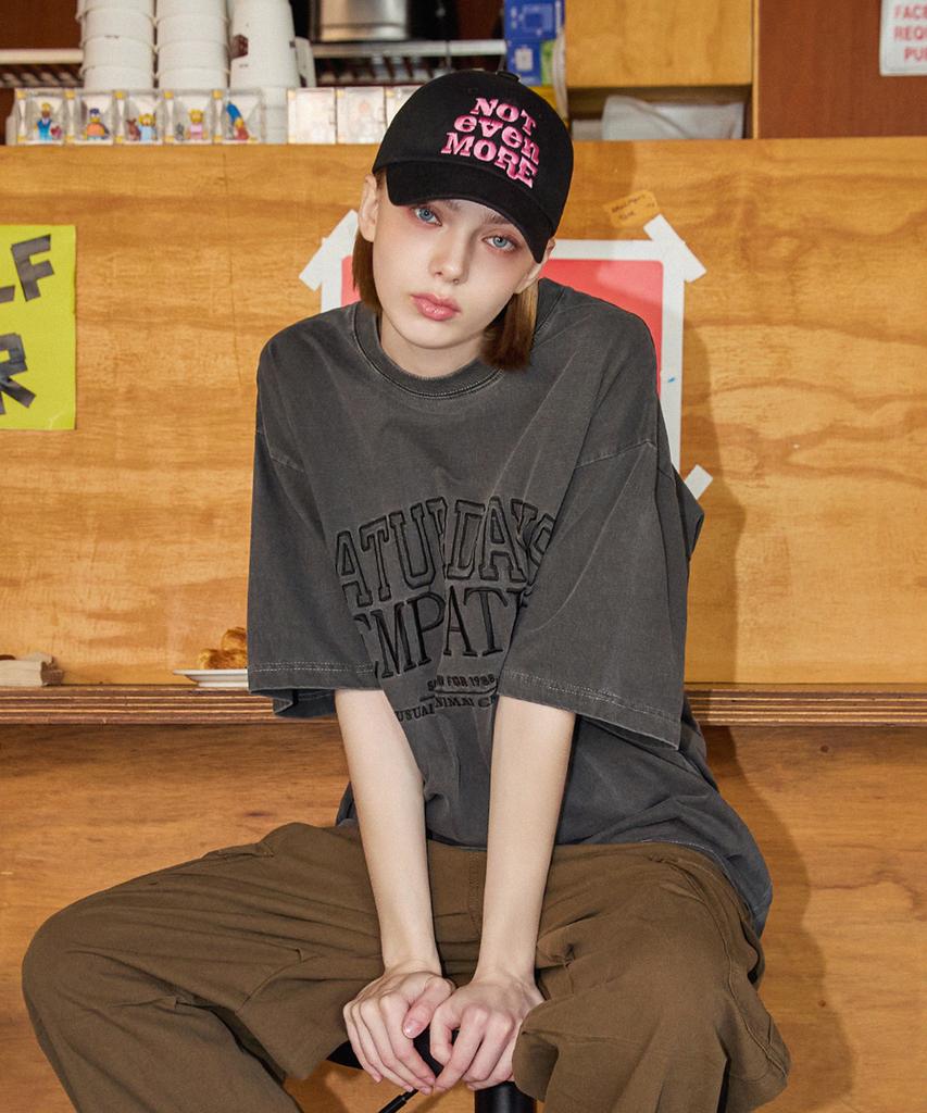 Nasibeunmoeo Point Line Ball Cap Black