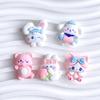 Cute Resin Accessories For Diy Jewelry Making Cartoon Animals Cream Gel Phone Case Creative Fridge Magnet