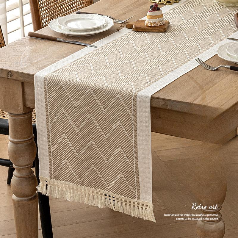 Nordic Minimalist Wallpaper Cotton Linen Wallpaper Waterproof and Stain Resistant Holiday Dining Table Wedding Decoration