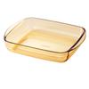 Corning Amber Rectangular Borosilicate Glass Baking Dish