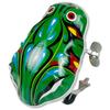 Vintage Wind-up Jumping Frog Toy - Nostalgic 80s Childhood Plaything