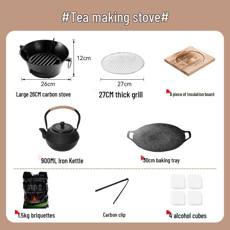 OEING Charcoal Grill Set