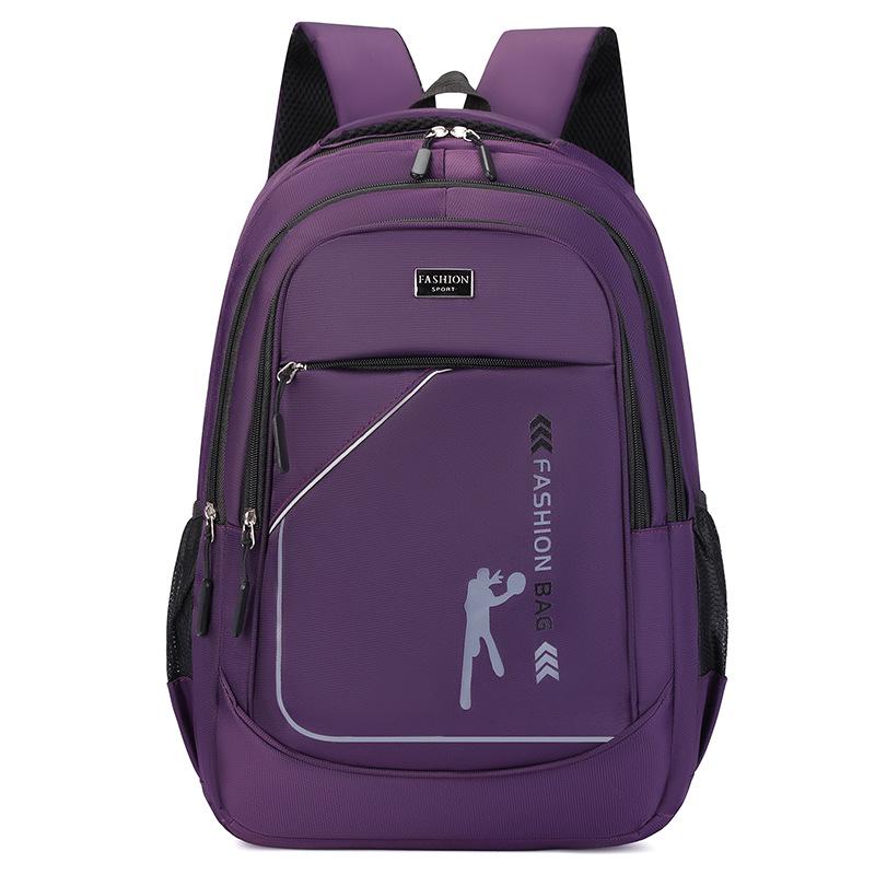 

New Fashion Sports Leisure Backpack Laptop Bag Travel Student School Bag Large Capacity Backpack 47*30*18CM фіолетовий