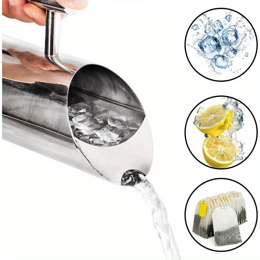 Thickened 304 Stainless Steel Water Pitcher Straight Body Bar Ice Jug Cold Water Tea Jug In Stock