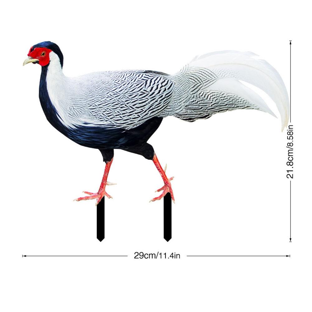 1 pieces lawn decoration pheasant garden decoration outdoor posts decoration