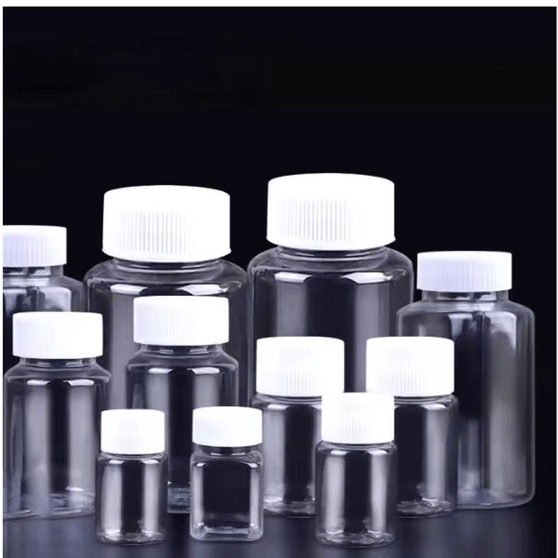 PET Wide-Mouth Laboratory Reagent Bottles (100-pack)