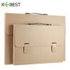 A4 Five Color Choice Portable Storage Box Handheld File Folder Student Organizer Office Document Supplies
