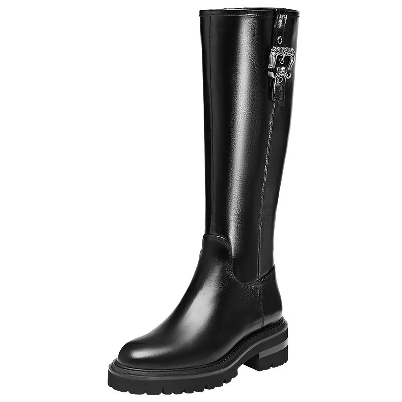 True Beauty Women s Retro Platform Knight Boots EU 38
