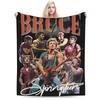 Bruceed Springsteened Concert Tour Throw Blanket for Couch Fuzzy Plush Blanket 50x60 Inch Multi-size Bedspreads for All Seasons