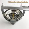 Qingwa Stainless Steel Sink Basket Strainer