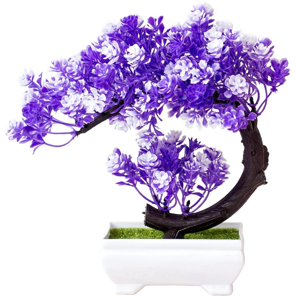 Silk Lotus Plant Artificial Lotus Injection Molding Craft синий