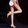 1Pc Sexy Horse Oil Shinny Silk Stockings Silicone Non-Slip Lace Thigh High Socks Summer Ultra Thin Hosiery Lingerie